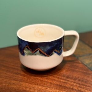 Starbucks Artisan 06/08 Story Of Elevation Mountains Coffee Tea Mug Cup 12 oz